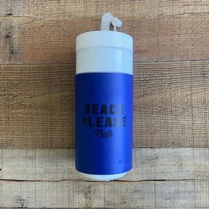 PINK Victoria's Secret Beach Please Retro Water Bottle